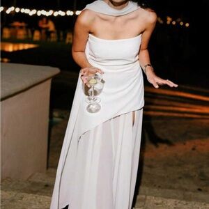 Elegant White Women’s Dress